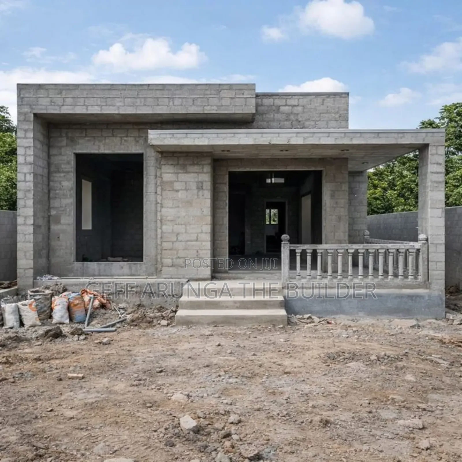 Construction of Modern Residential Homes