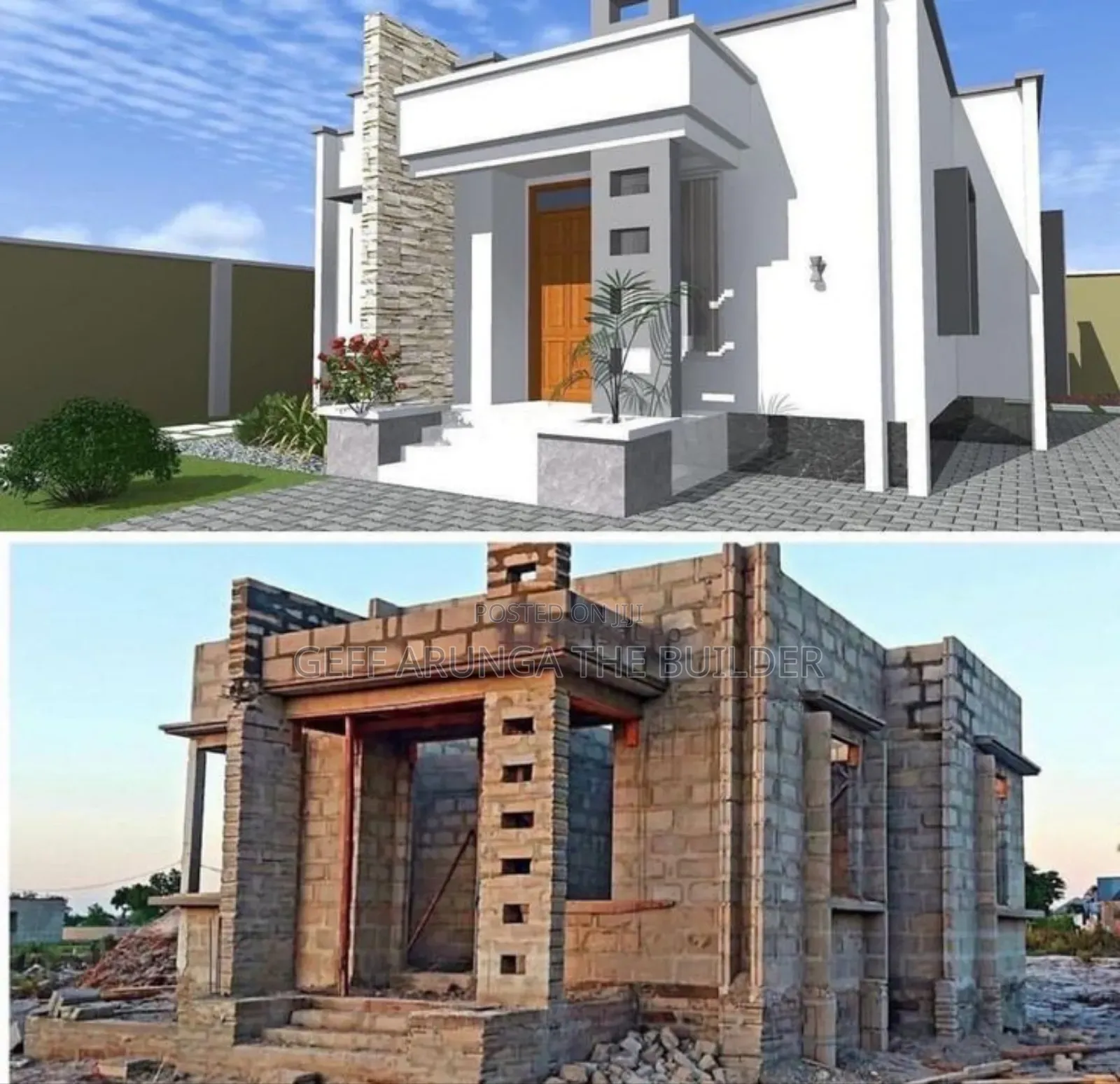 Construction of Modern Residential Homes
