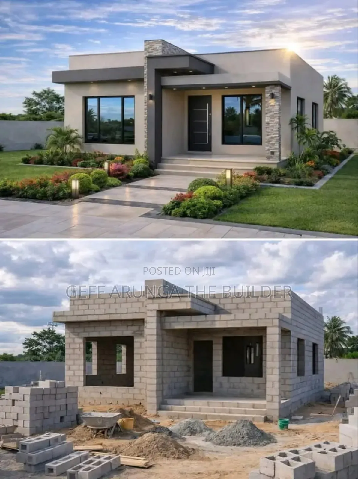 Construction of Modern Residential Homes