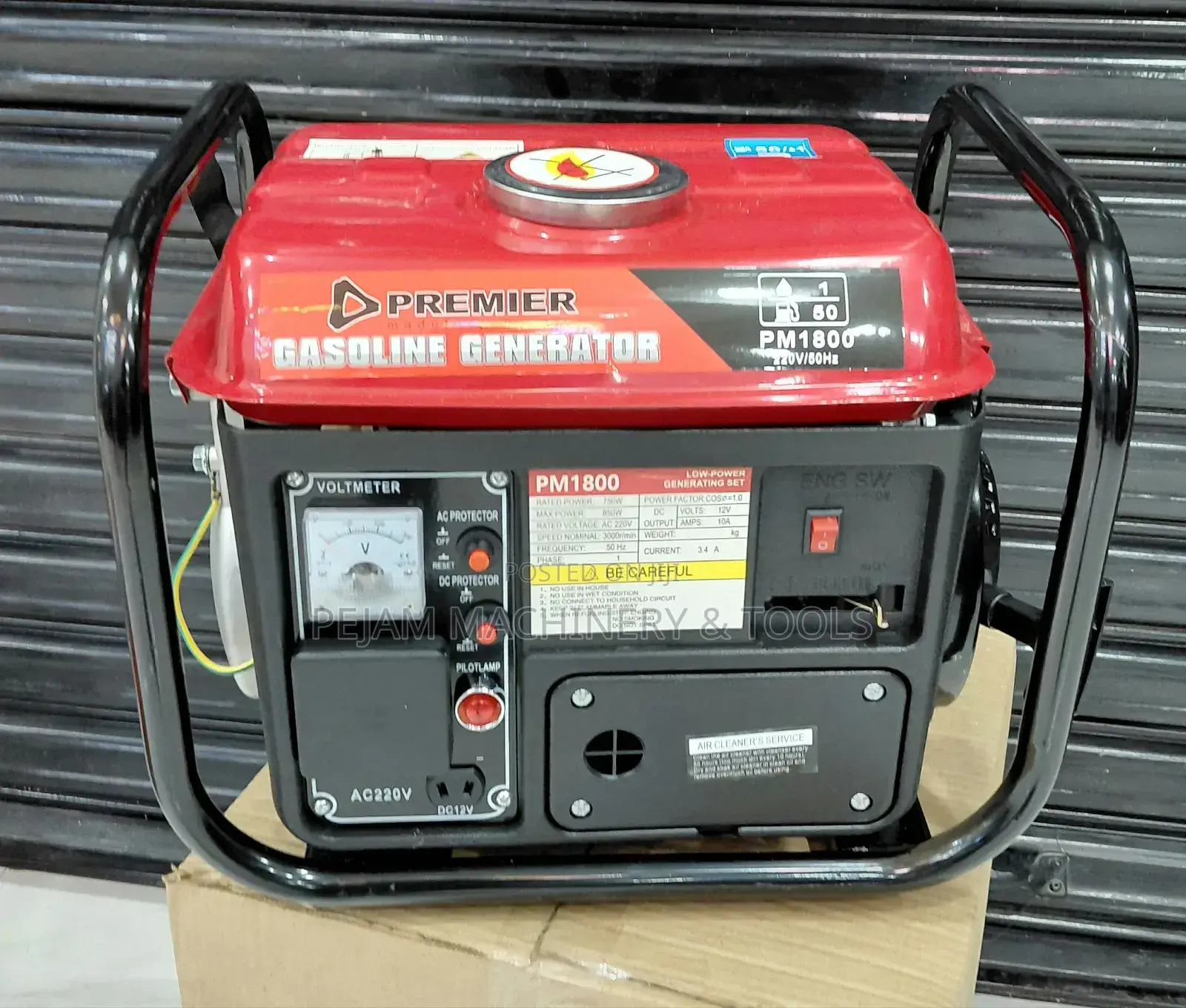 1kva/950w Premier 2 Stroke Pm1800 Petrol Powered Generator