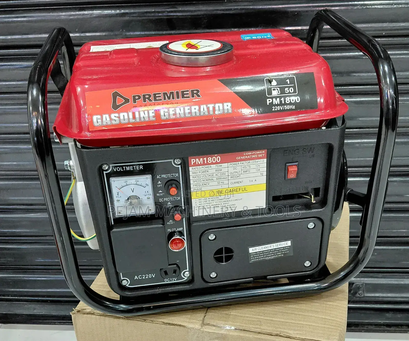 1kva/950w Premier 2 Stroke Pm1800 Petrol Powered Generator