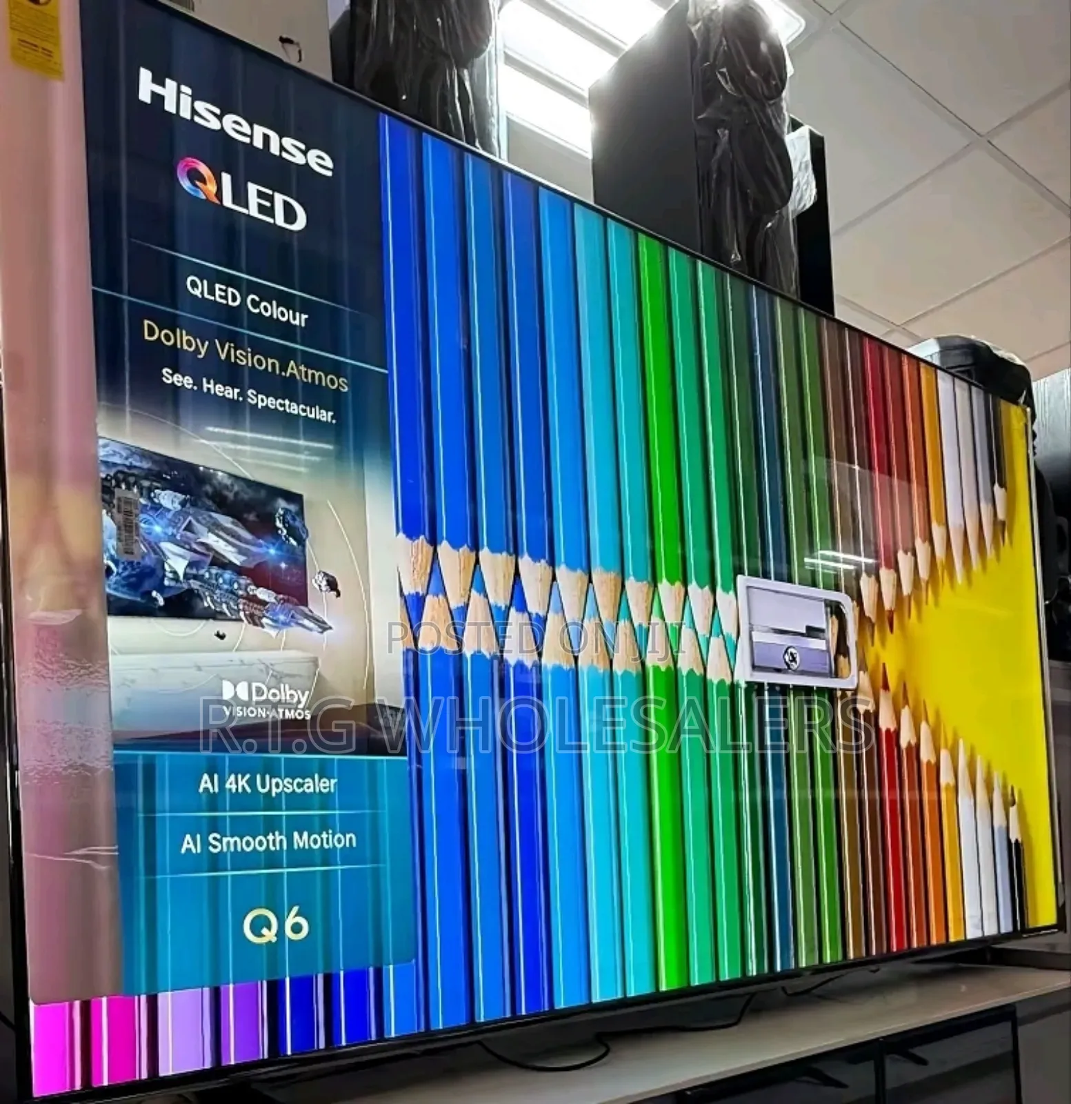 Hisense 75" Q6 Series Qled Smart Frameless Tv