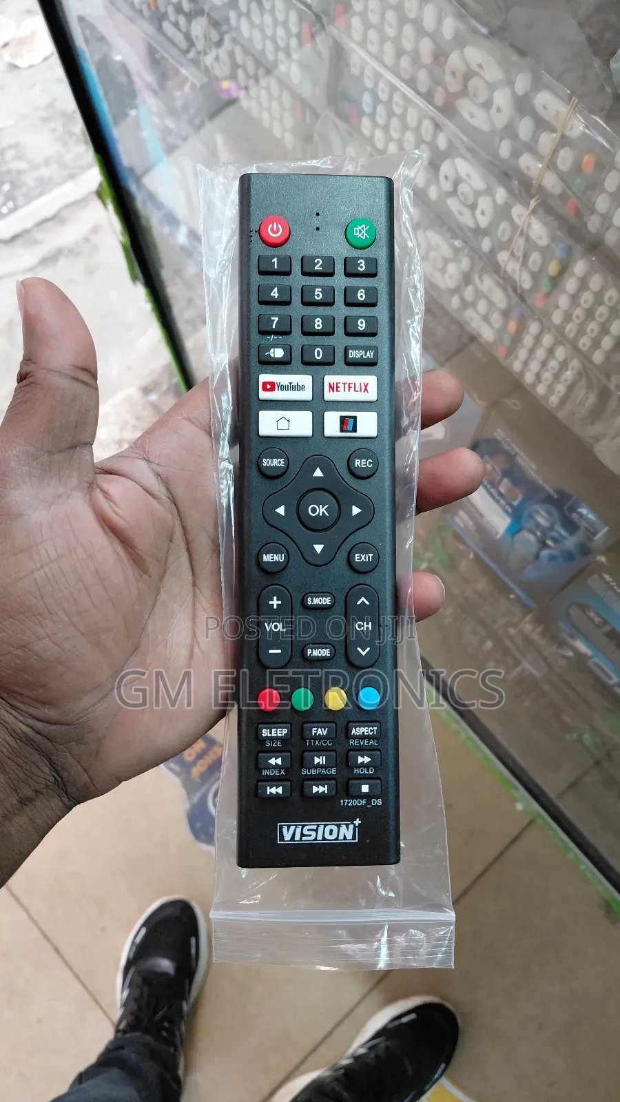 Vision+ Smart Tv RMT + Free Batteries.