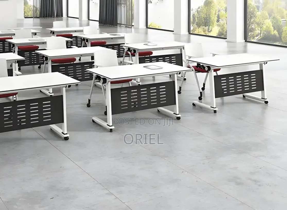 Modern Seminar Study Table : Office Foldable Mobile Training Table
