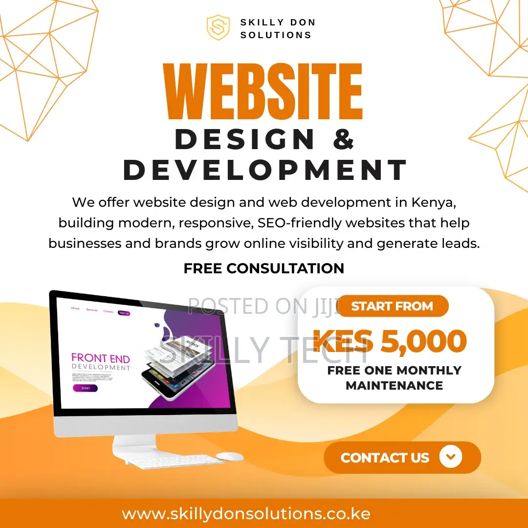 Professional Web Design Website Development in Nairobi