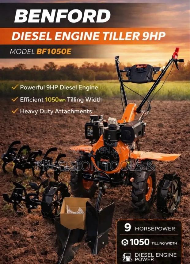 Benford 9hp Diesel Engine Tiller (Bf1050e)