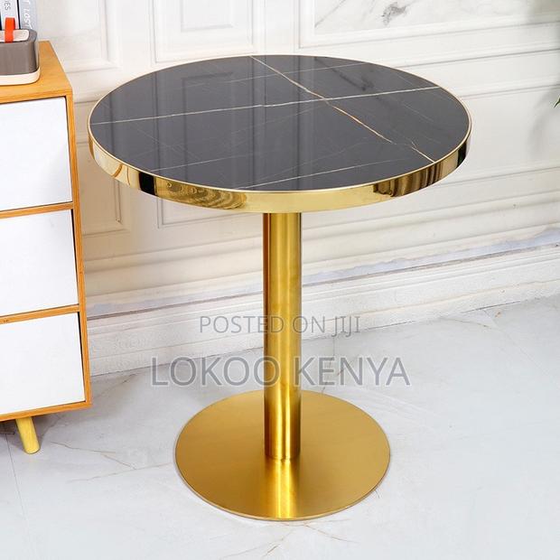 Dining Table ; White Marble Top Dining Table - thumbnail 13
