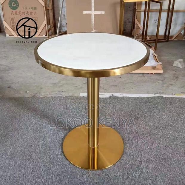 Dining Table ; White Marble Top Dining Table - thumbnail 15