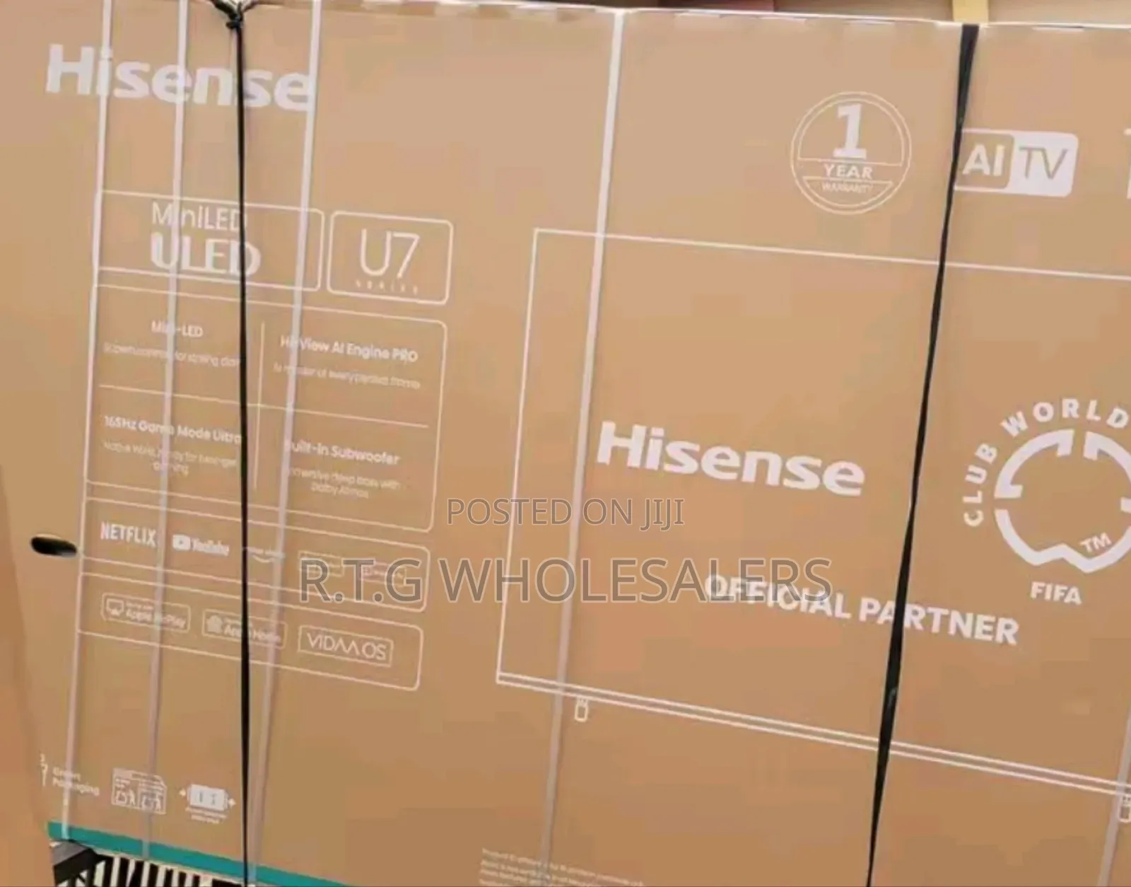 Hisense 75" U7 Mini-Led Smart Tv – 144hz Ultra Hd