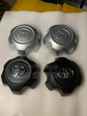 Silver or Black Rim Centre Replacement Caps for Prado Models 1pc
