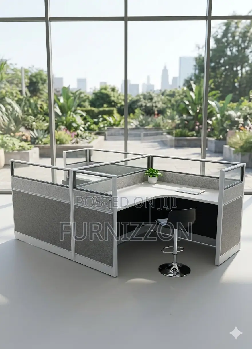 Modern Two Person Office Workstation