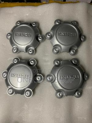 1pc Replacement Rim Center Caps With Isuzu Logo - thumbnail 2