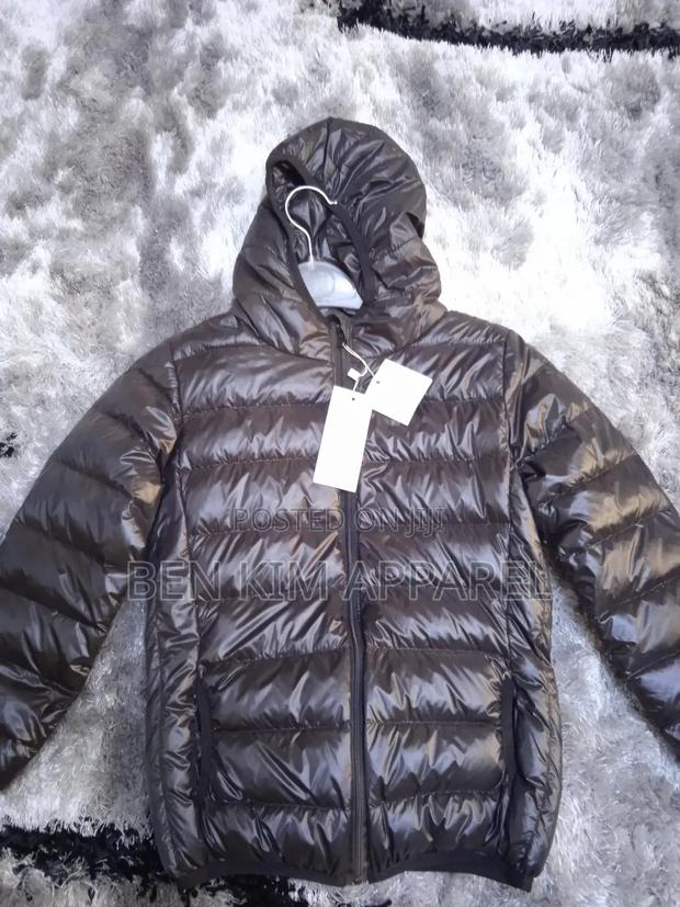 Kids Black Down Jackets Feathers Padded Light Hooded - thumbnail 5