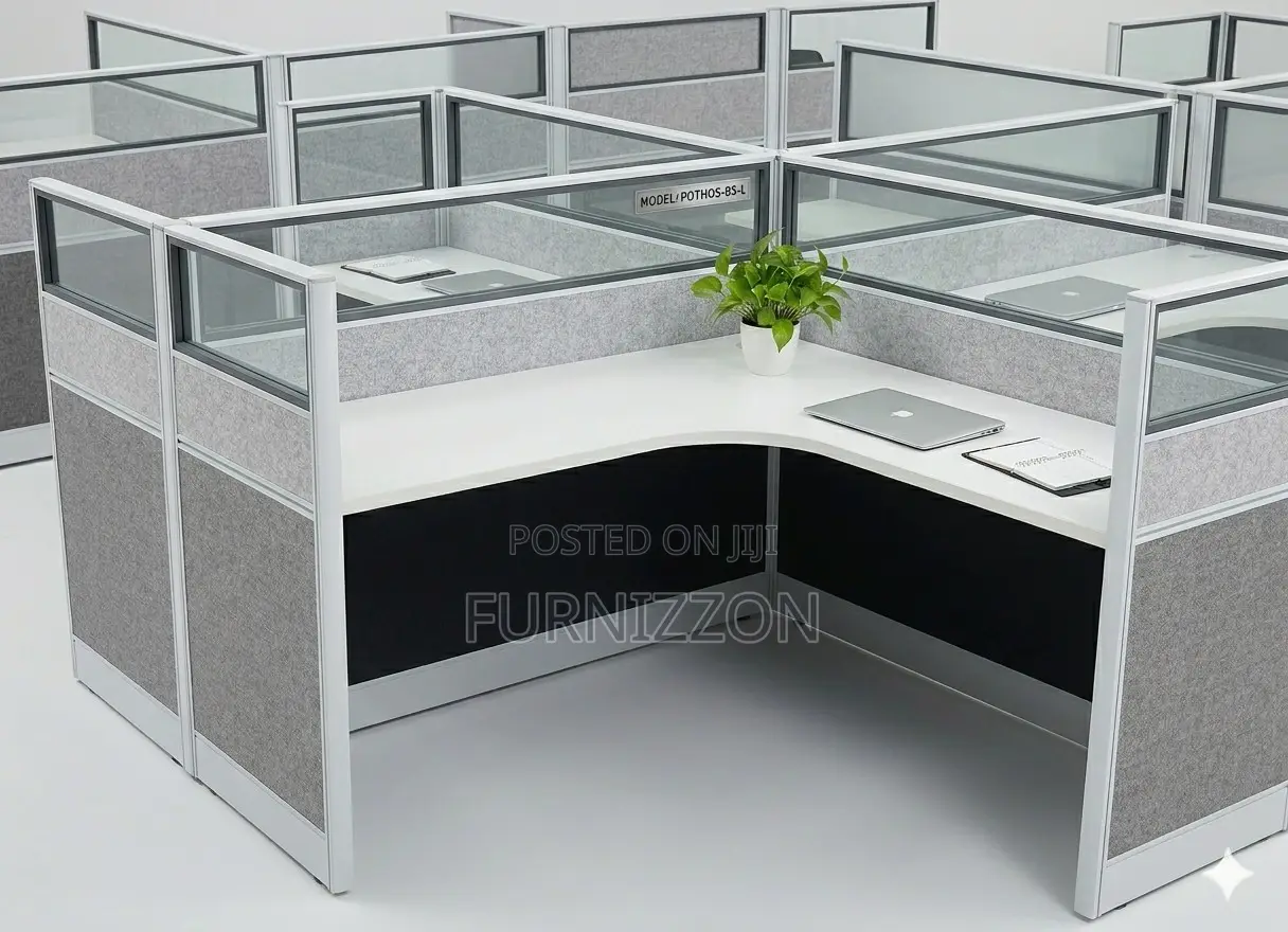 Two Seater Office Partition Workstation