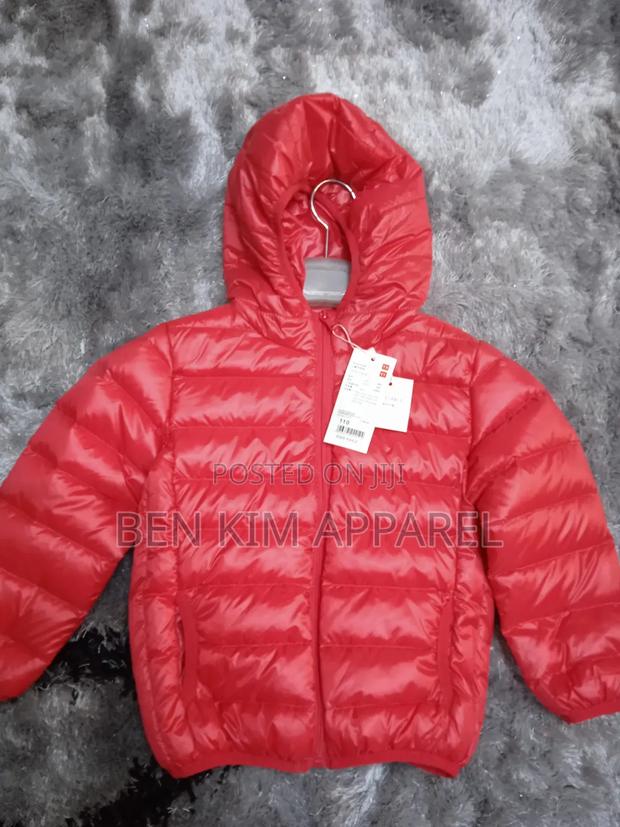 Kids Red Down Jackets Ultra Light Duck Feathers Padded - thumbnail 4