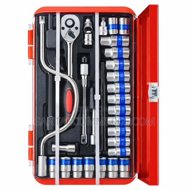 Protorque 40-Piece Heavy Duty Socket Ratchet Wrench Set - main view