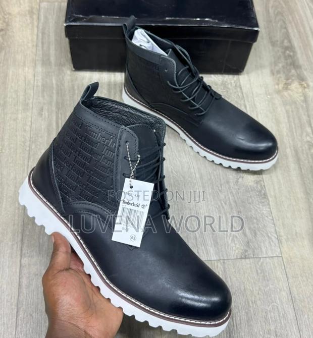 Coffee And Black Timberland Boots - thumbnail 3