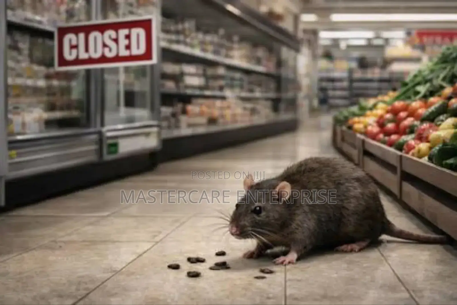 Rodents Control Inside Store