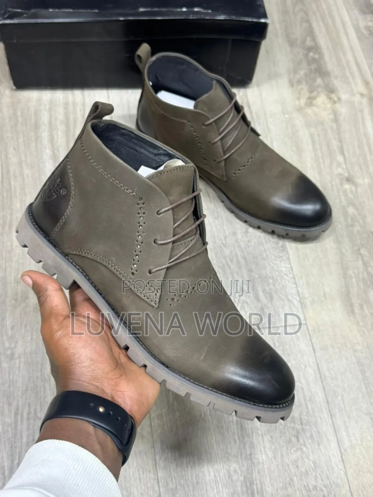 White Sole Timber Boot