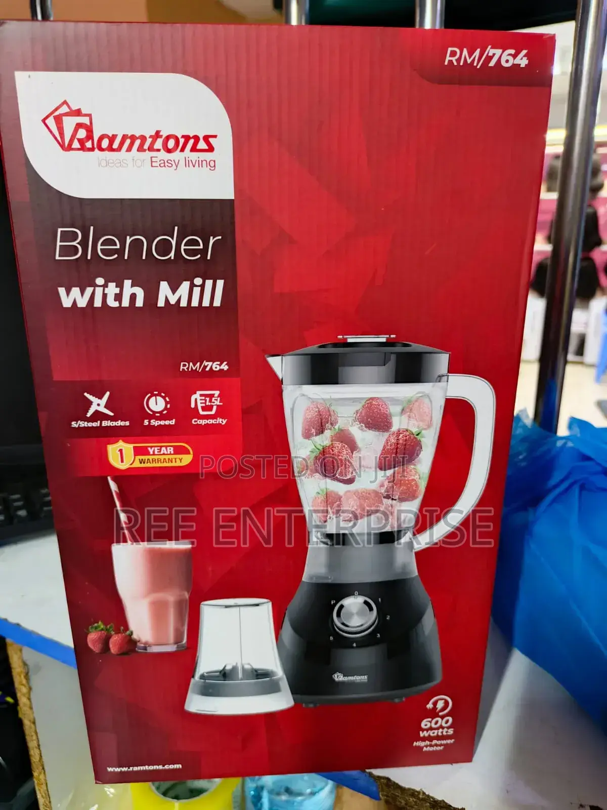 Ramtons Blender 2in1 Rm764