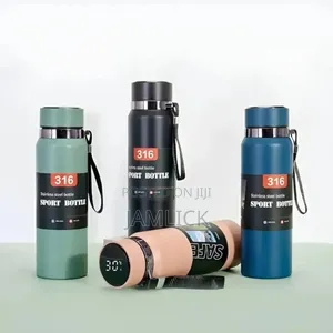 800ml Led Display Temperature Stainless Steel Water Bottle – Hk