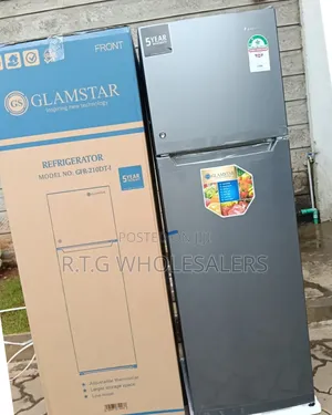 Glamstar 168 L Double Door Fridge – Compact Energy‐Efficient