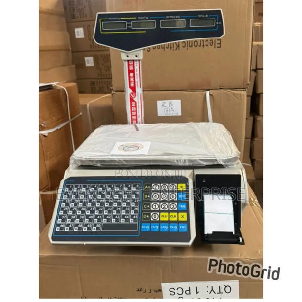 Acs 30kg Electronic Barcode Printing Scale - main view