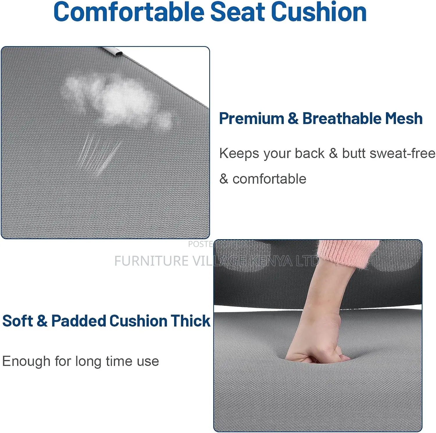 Ergonomic Office Chair| High Back Executive Mesh Computer Desk Chair