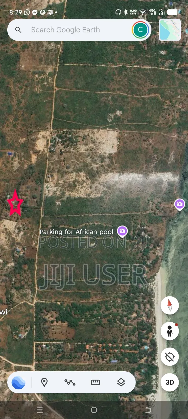 2nd Row Beach Plot Half Acre for Sale in Tiwi Beach