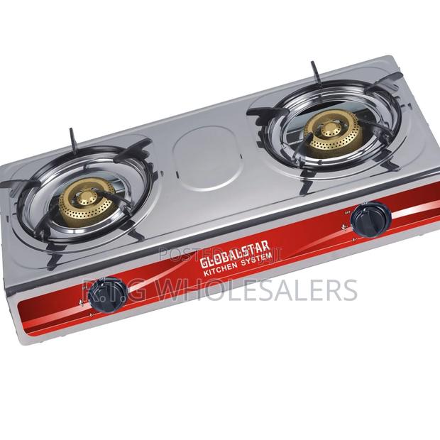 Globalstar 2‐Burner Stainless Steel Tabletop Cooker