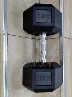 Brand New 20 KGS Hexagonal Dumbbells