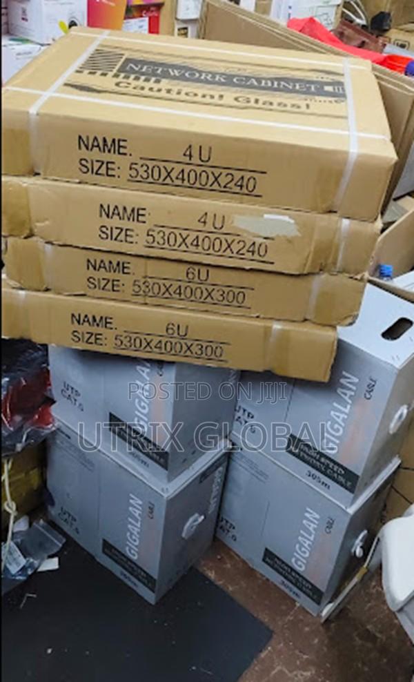 4u Data Rack Cabinet 530×400×240 Steel