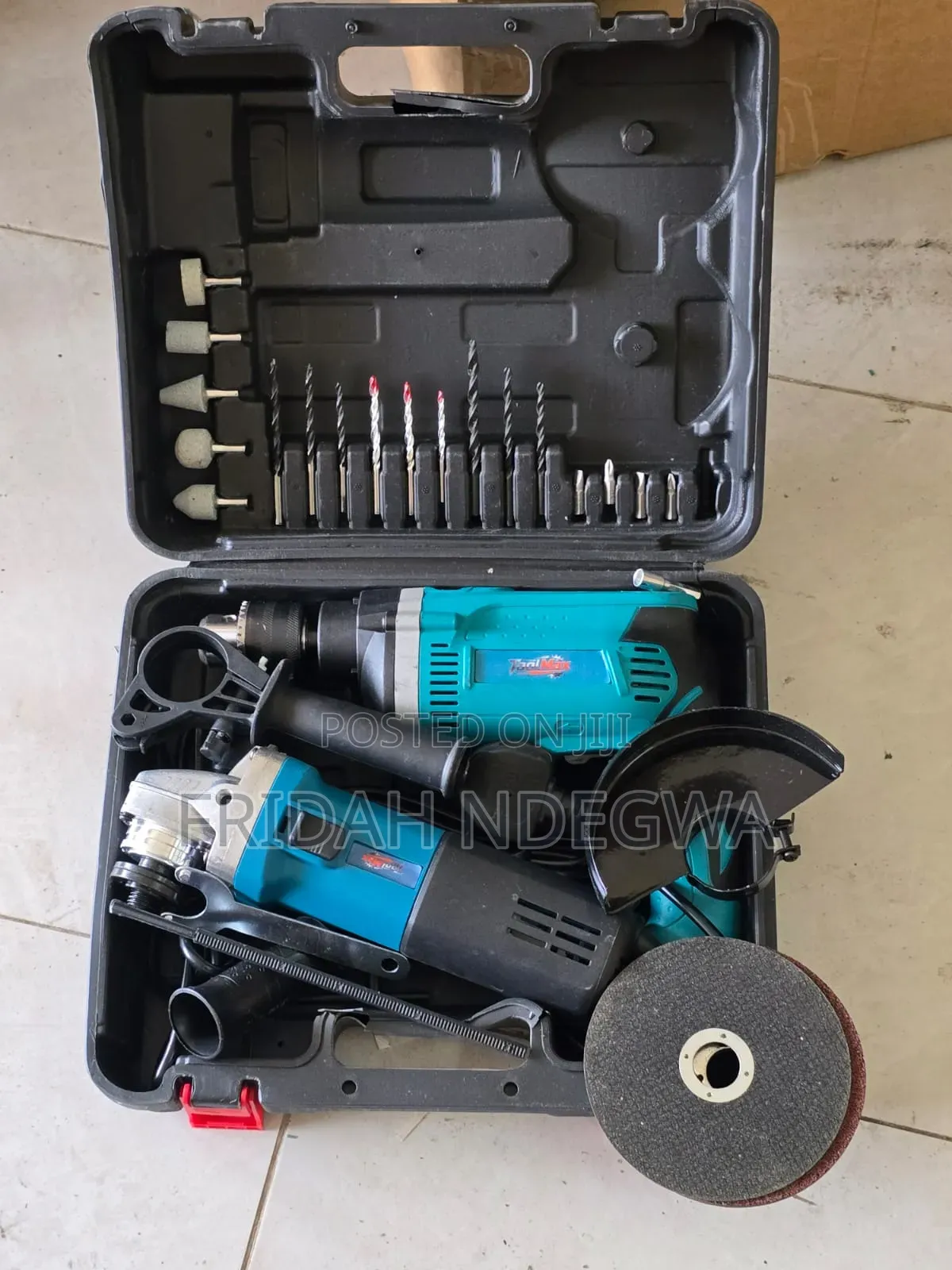 Toolmax Grinder +Drill. Combo