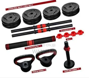 Brand New 15 KGS 6 in 1 Dumbbells