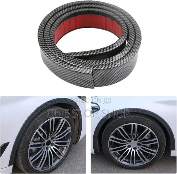 4pcs Carbon Fiber Color Widening Fender Wheel Lip Flares