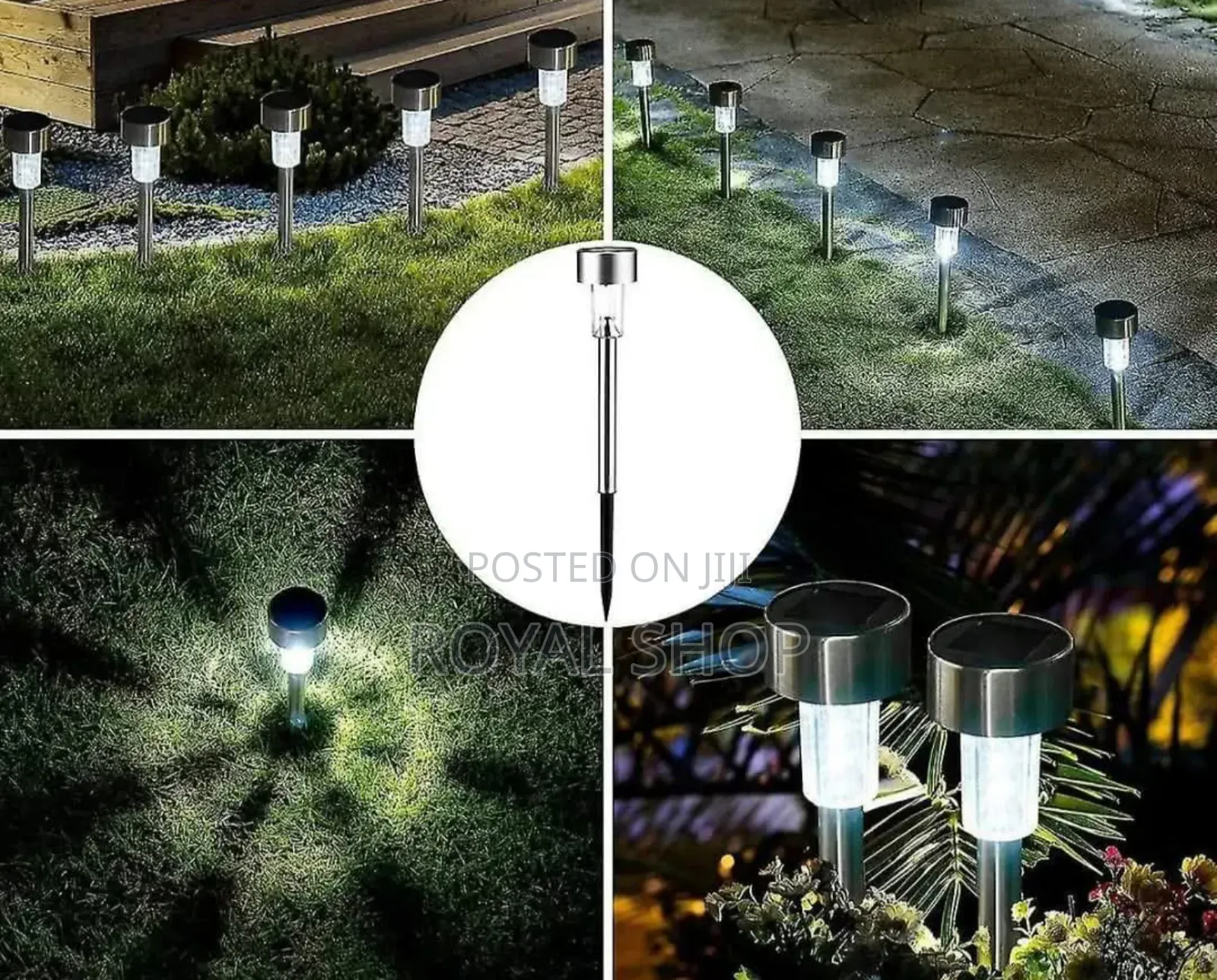 12 Pc Decorative Solar Garden Lights