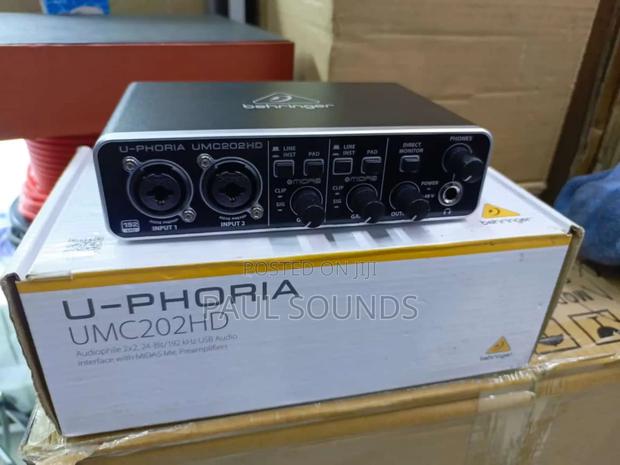 Behringer U-Phoria Umc202hd Usb Audio Interface