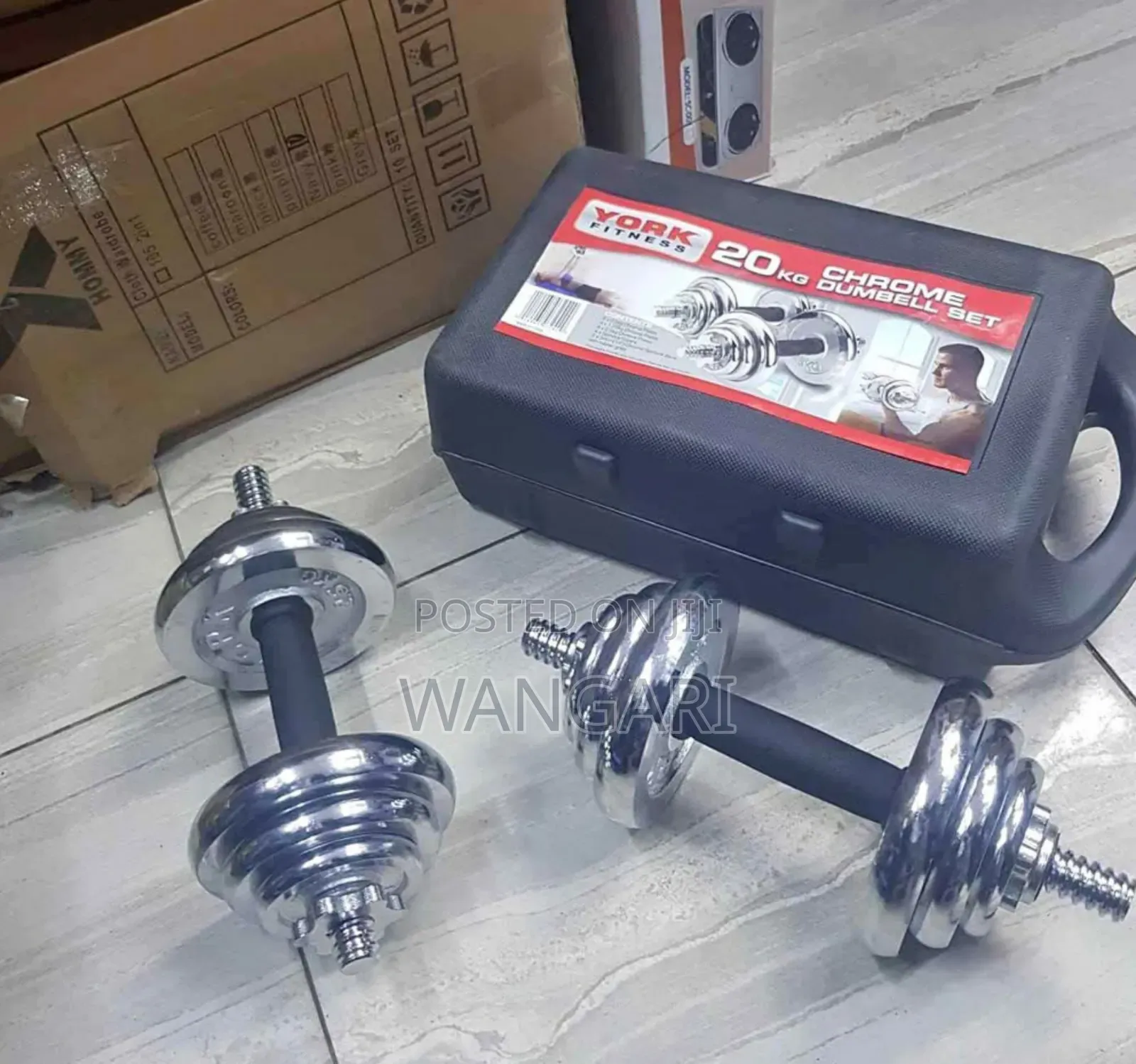 Brand New 20 KGS Chrome Dumbbells