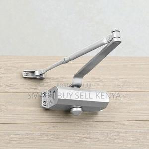 Silver Painting Body Adjustable Automatic Door Closer Closing Device - thumbnail 2