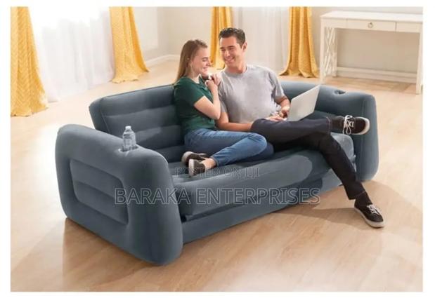 3 Seater Intex Inflatable Pull-Out Sofa Plus Free Electric Pump