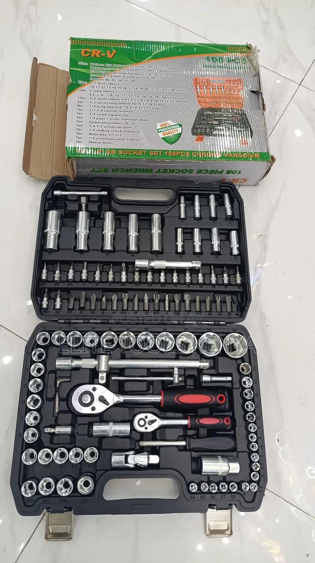 108pcs Toolset Kit CRV 1/2"-1/4" - main view