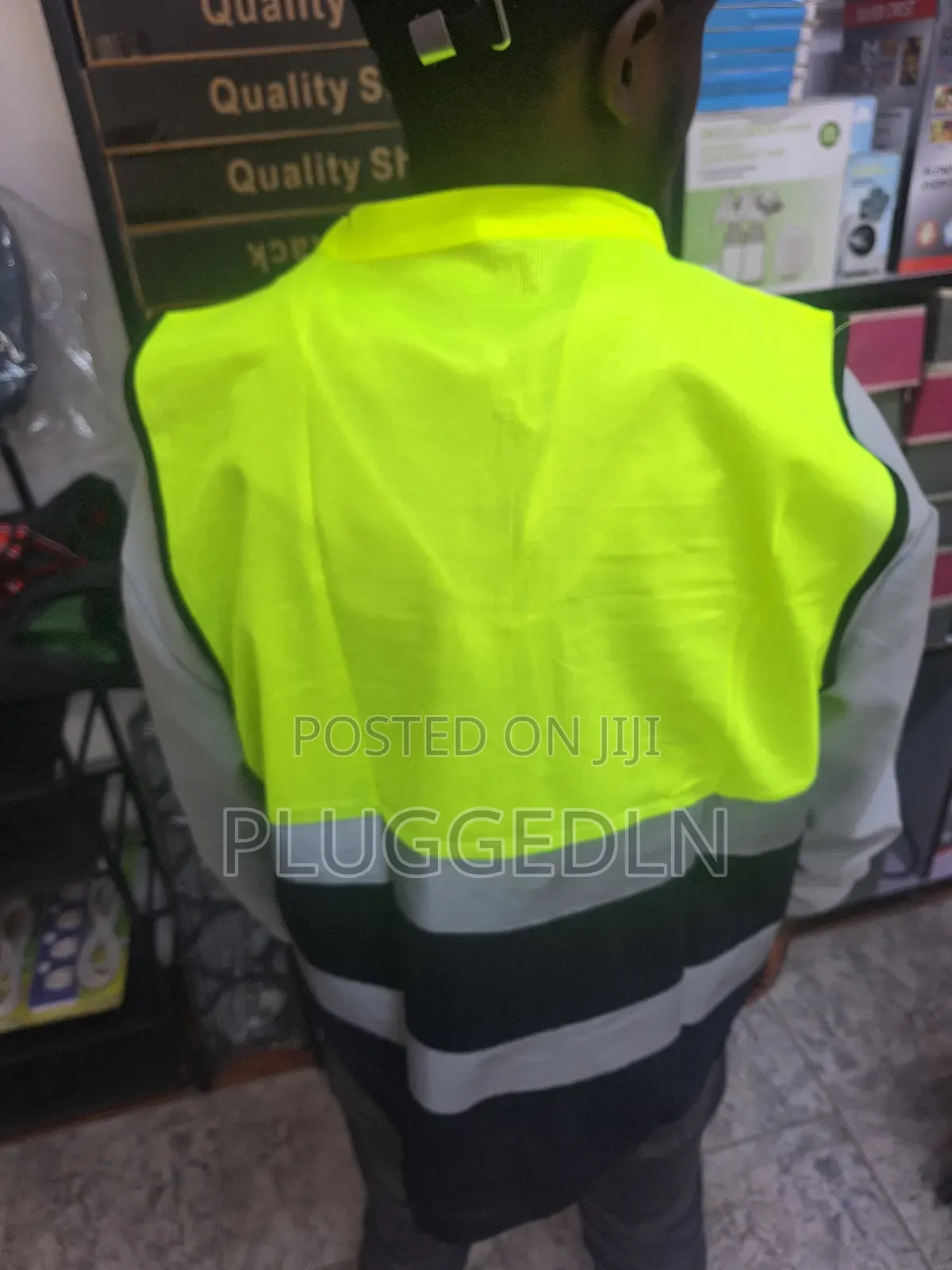 Executive Reflective Safety Vest With Collar.