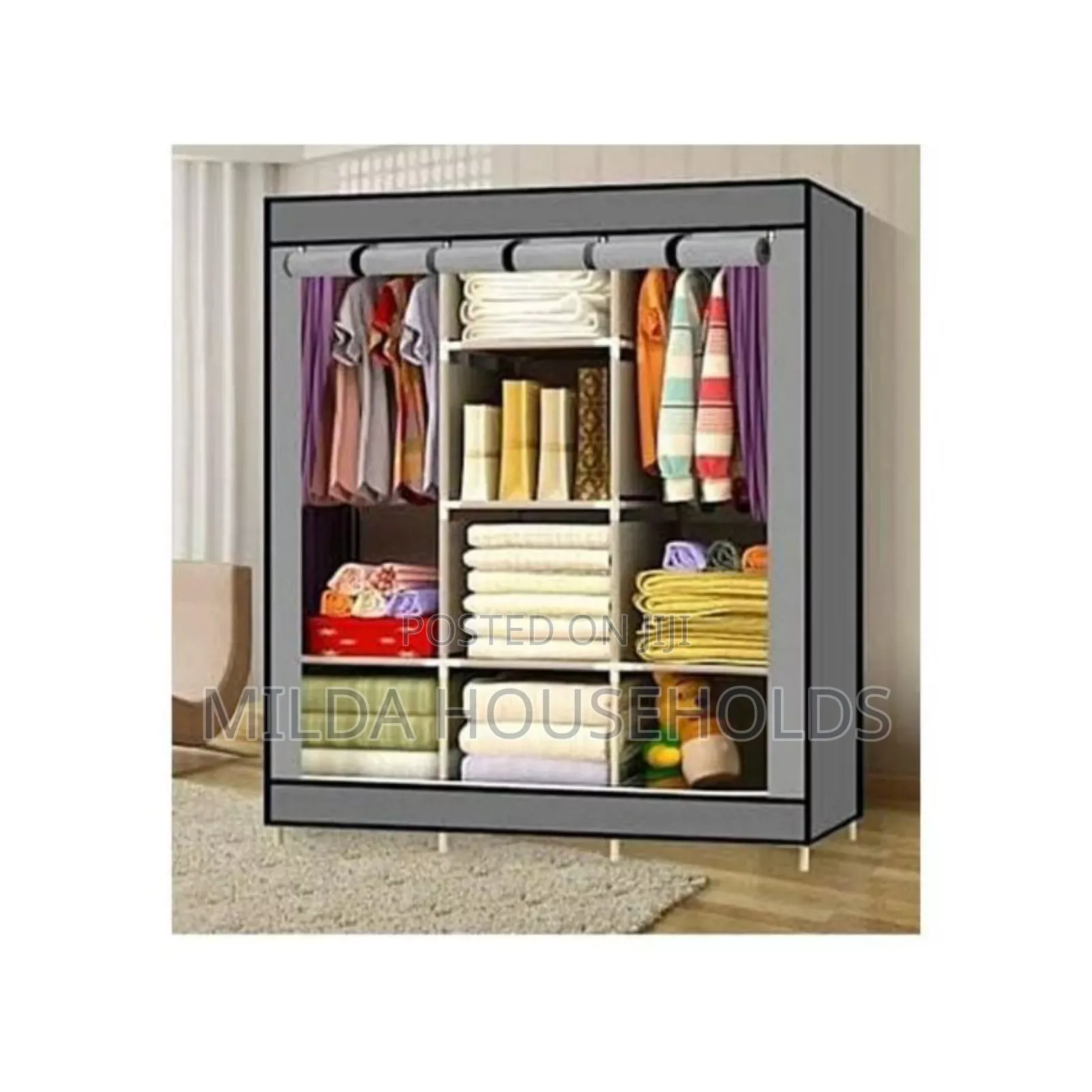 Portable Wardrobe Metallic