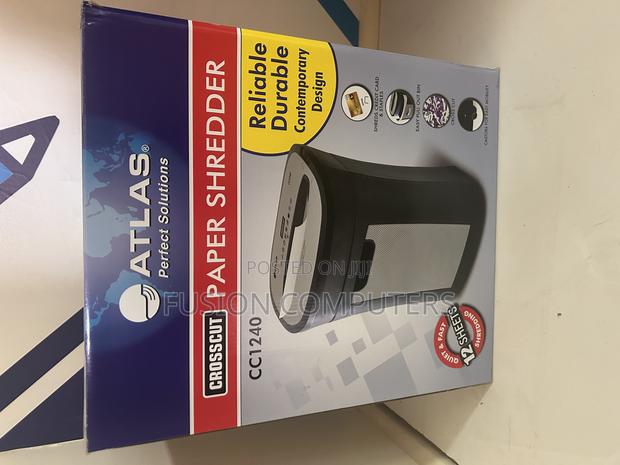 Atlas Cc1240 12‐Sheet Cross‐Cut Paper Shredder