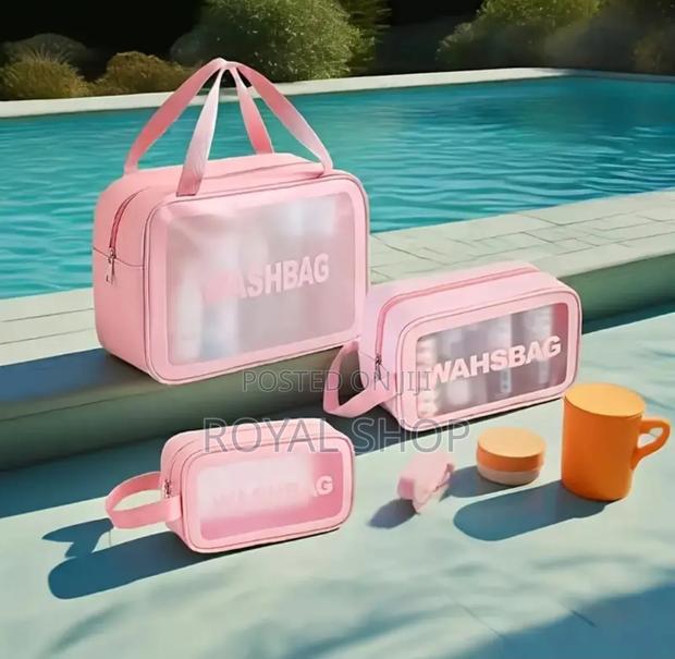 3pc Wash Cosmetic Bag