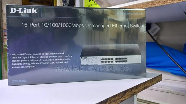 Dlink 16 Port Switch DGS -1016c - main view