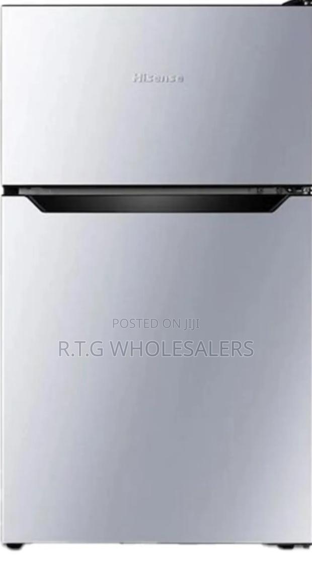 Hisense 91 L Compact Double Door Refrigerator – Silver