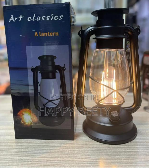 *Solar Rechargeable Big Art Classic Lantern* - main view