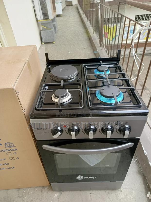 Nunix 3g+1e Cooker With Electric Oven 560