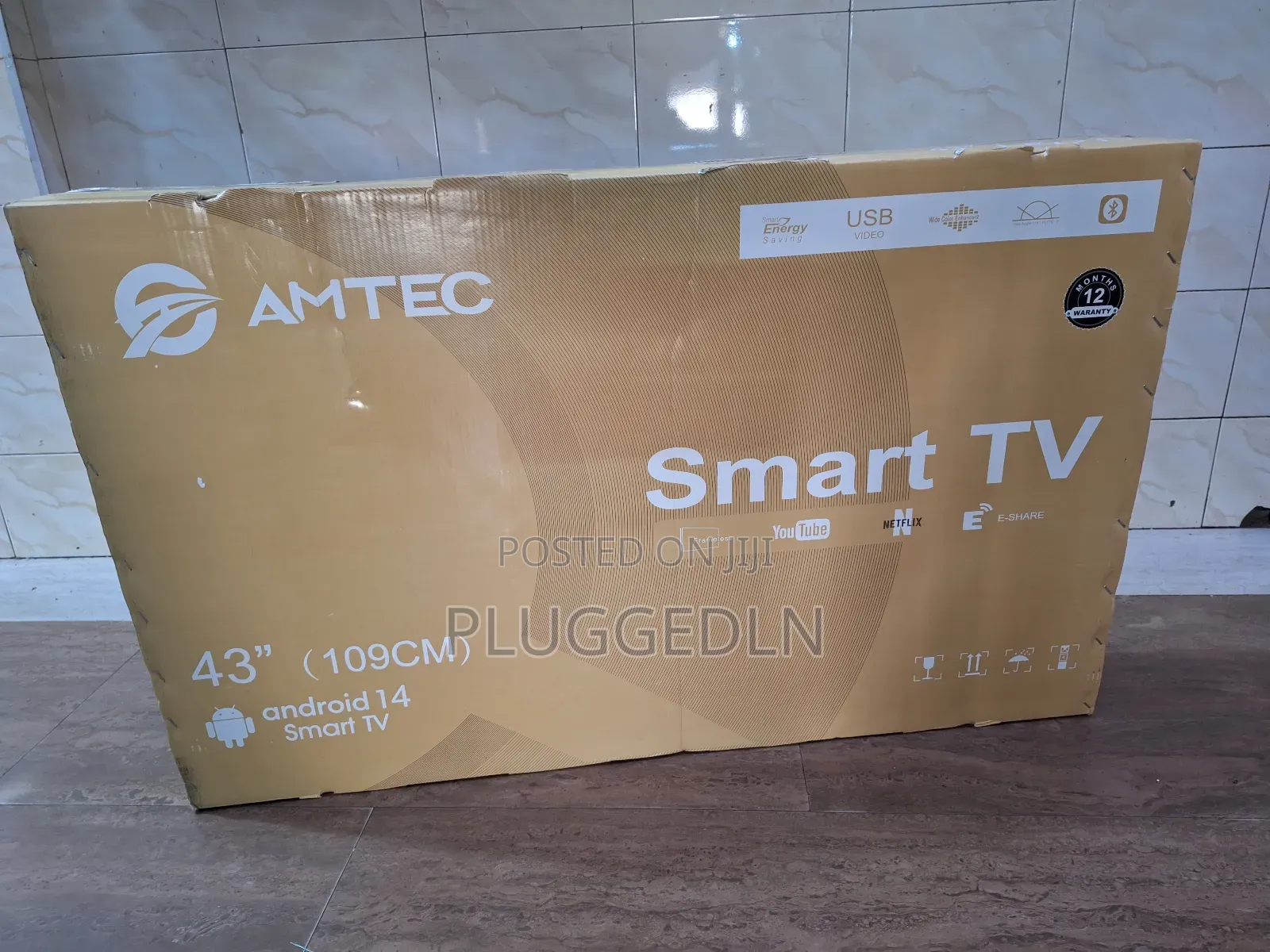 Amtec 43-Inch (109cm) Android Smart Tv.